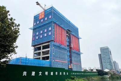 中秋國慶假期,蘇州古城民生項目施工忙